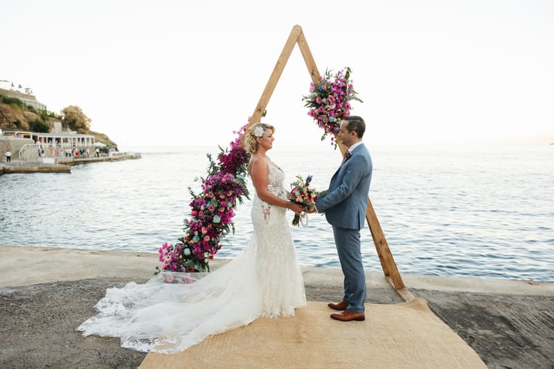 Gill & Nick Wedding in Agia Pelagia Crete