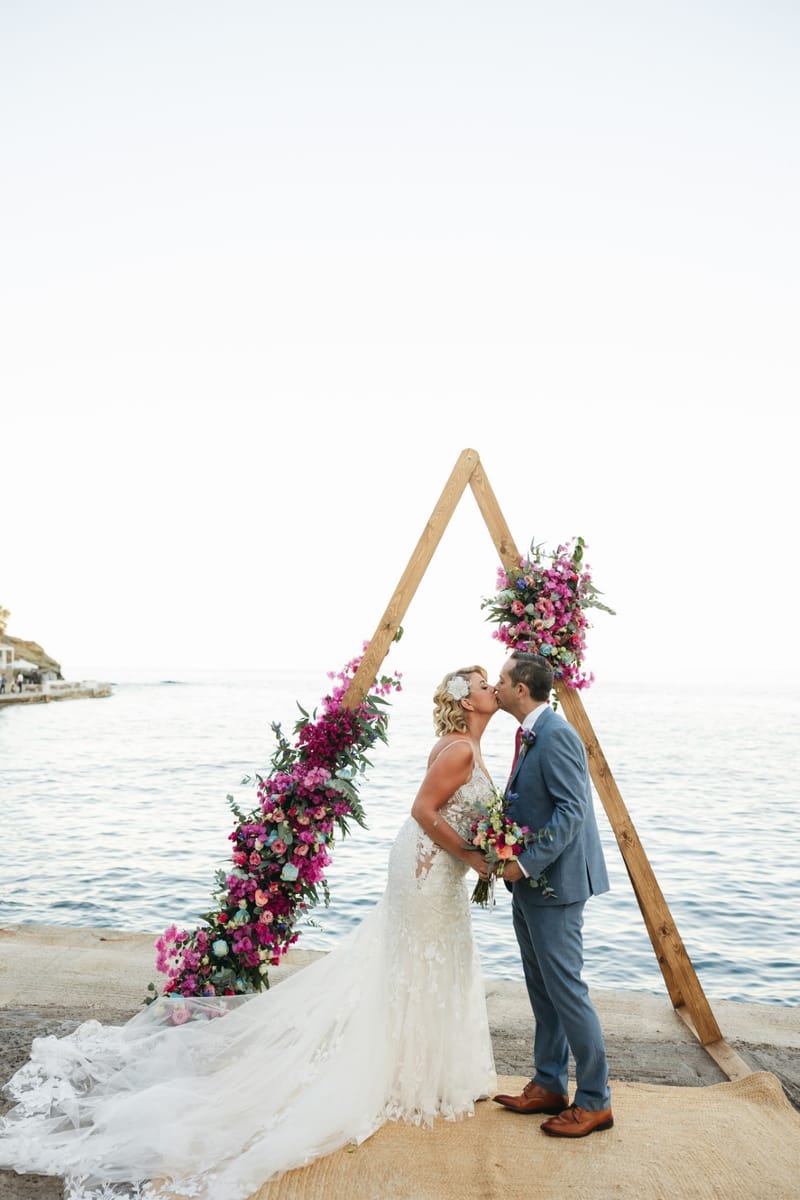 Gill & Nick Wedding in Agia Pelagia Crete