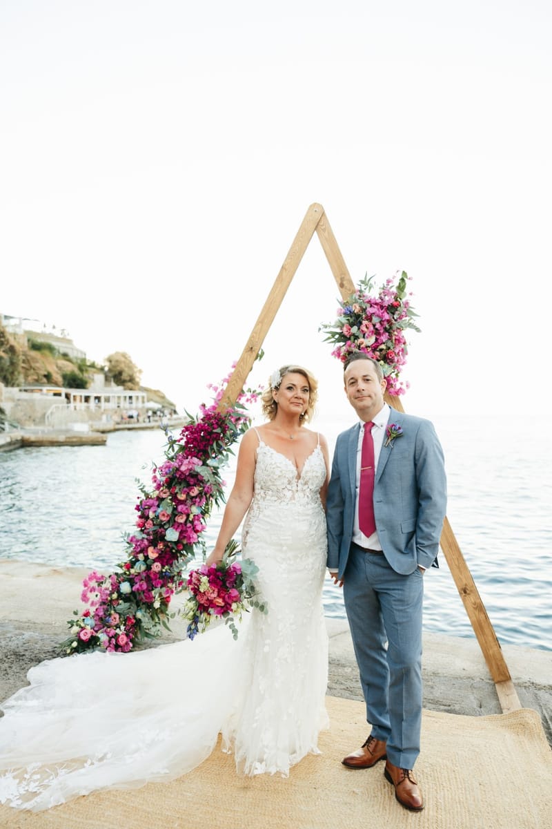 Gill & Nick Wedding in Agia Pelagia Crete