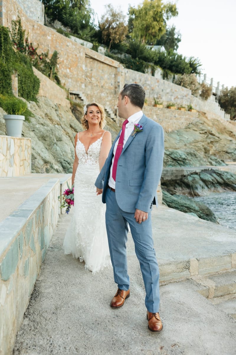 Gill & Nick Wedding in Agia Pelagia Crete