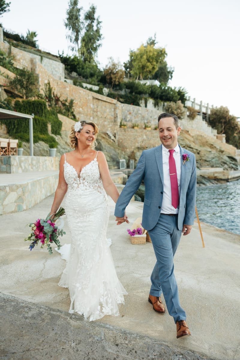 Gill & Nick Wedding in Agia Pelagia Crete