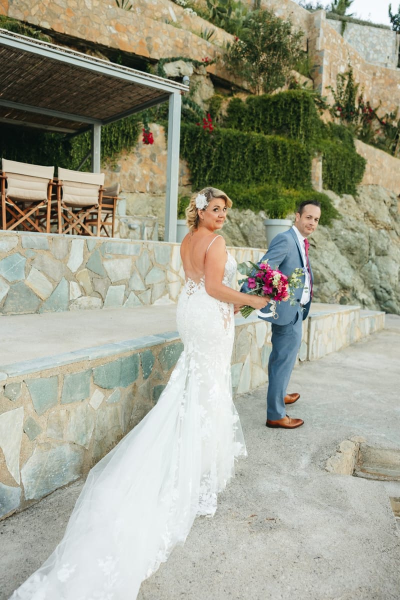 Gill & Nick Wedding in Agia Pelagia Crete