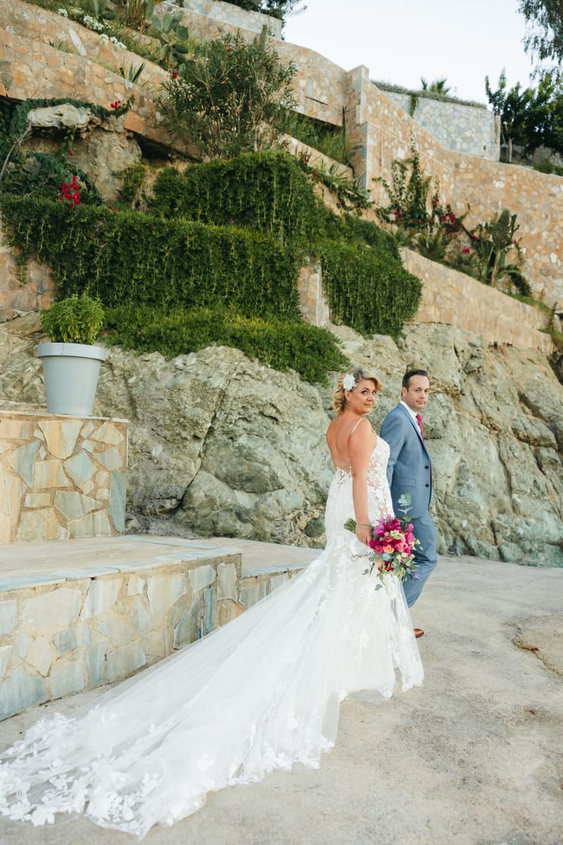 Gill & Nick Wedding in Agia Pelagia Crete