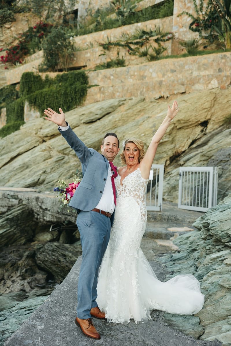 Gill & Nick Wedding in Agia Pelagia Crete