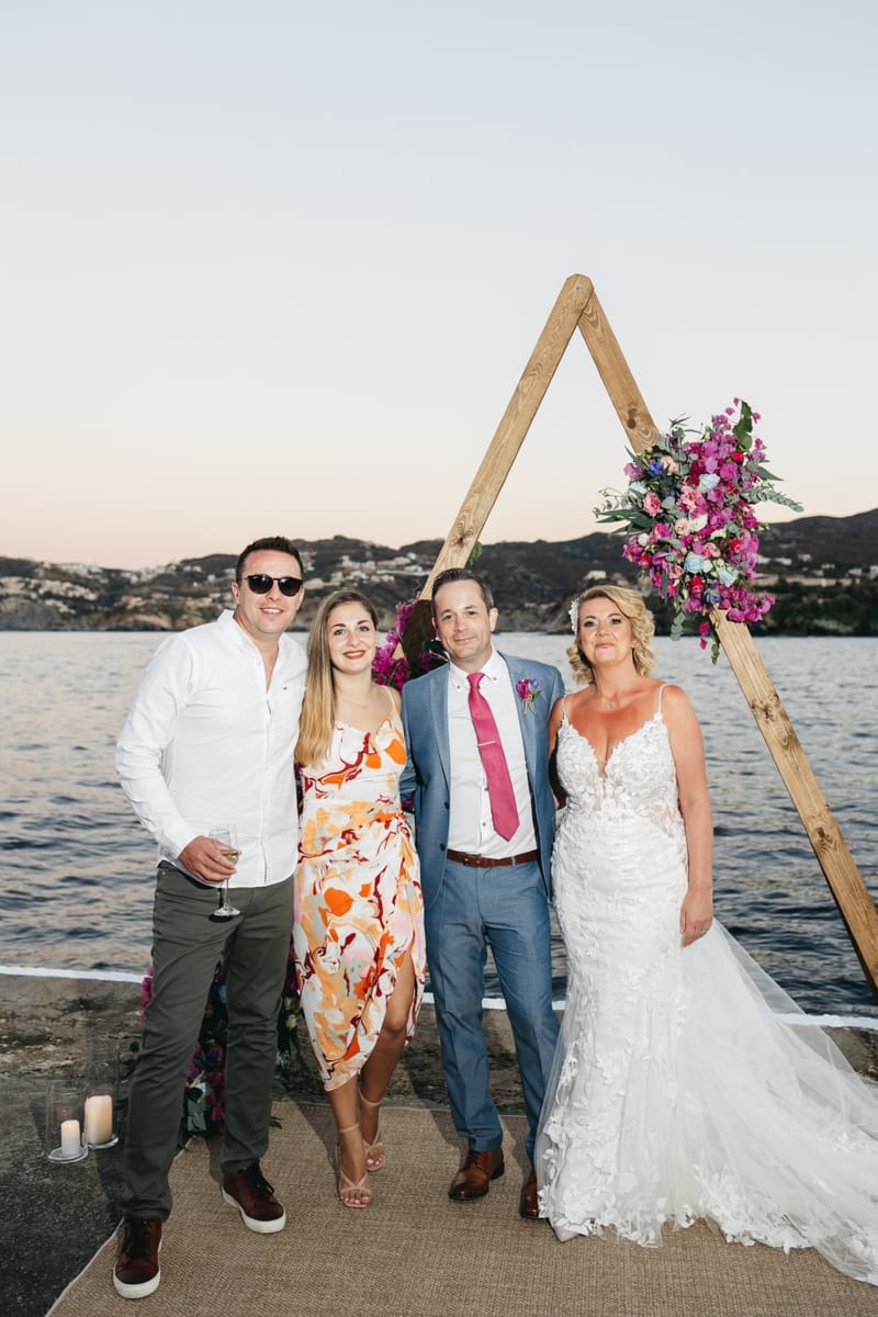 Gill & Nick Wedding in Agia Pelagia Crete