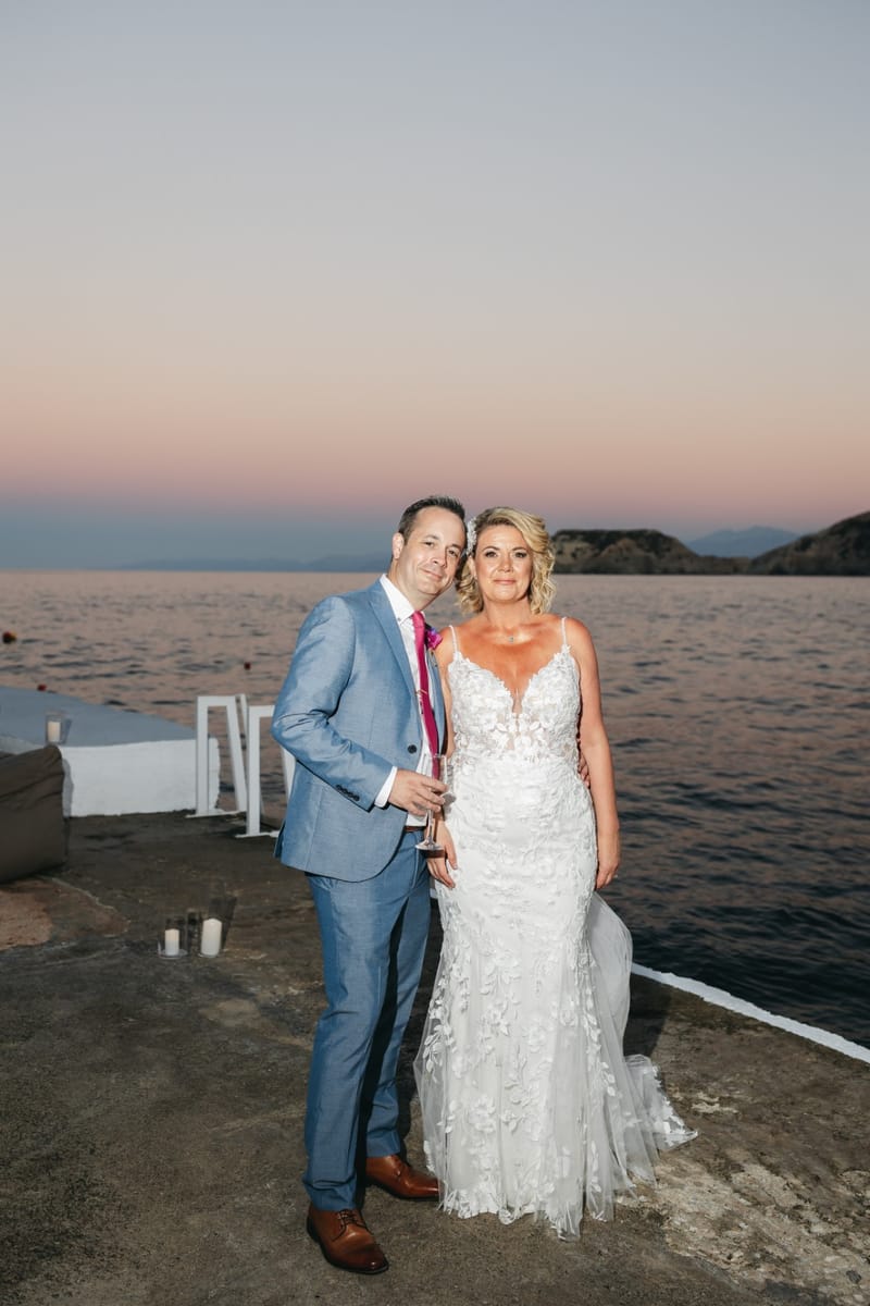 Gill & Nick Wedding in Agia Pelagia Crete