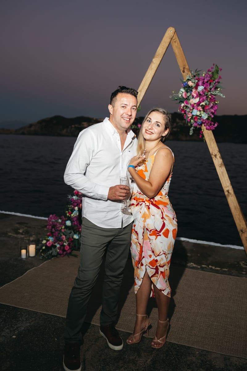 Gill & Nick Wedding in Agia Pelagia Crete