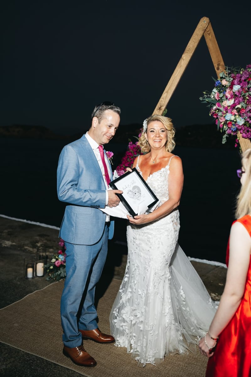 Gill & Nick Wedding in Agia Pelagia Crete
