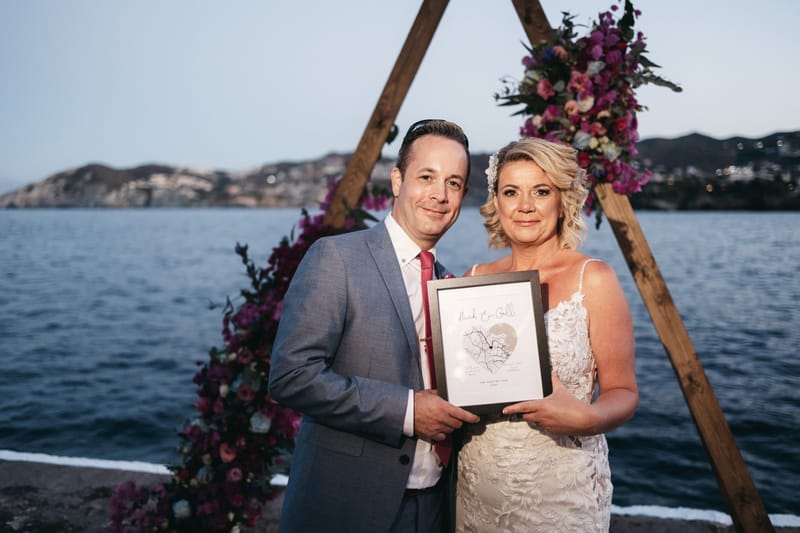 Gill & Nick Wedding in Agia Pelagia Crete