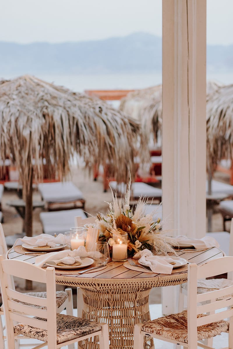 Tania & Kostas Bohemian Wedding in Paros