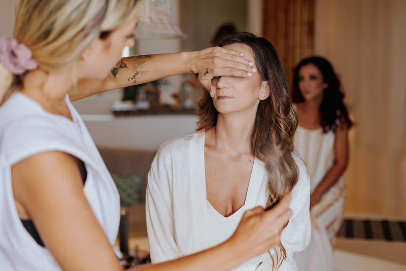 Bride preparation
