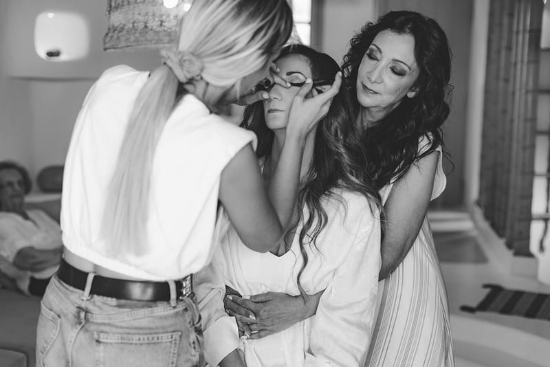 Bride preparation