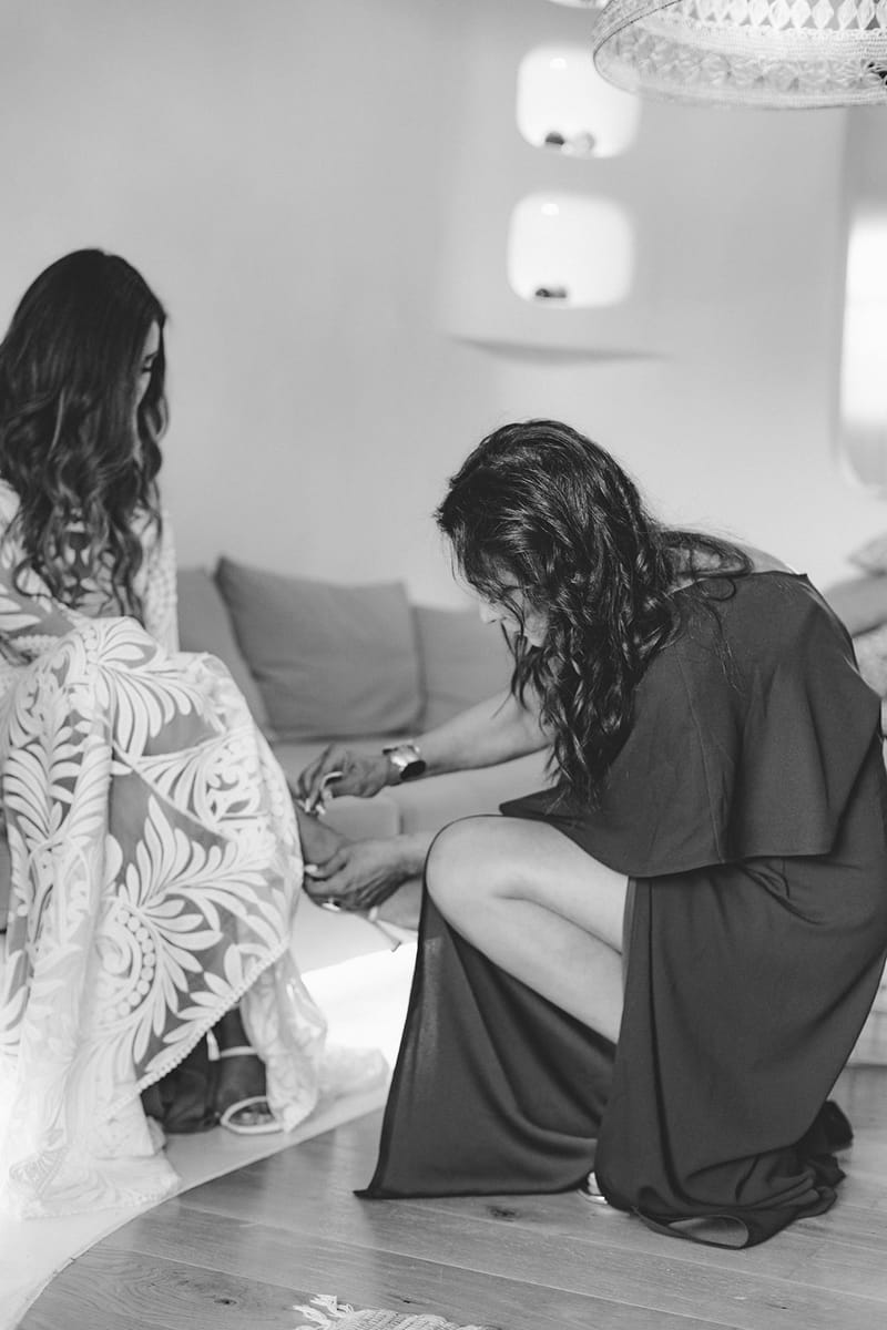 Bride preparation