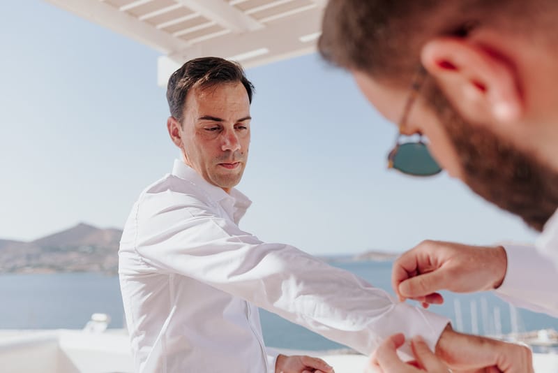 Groom preparation