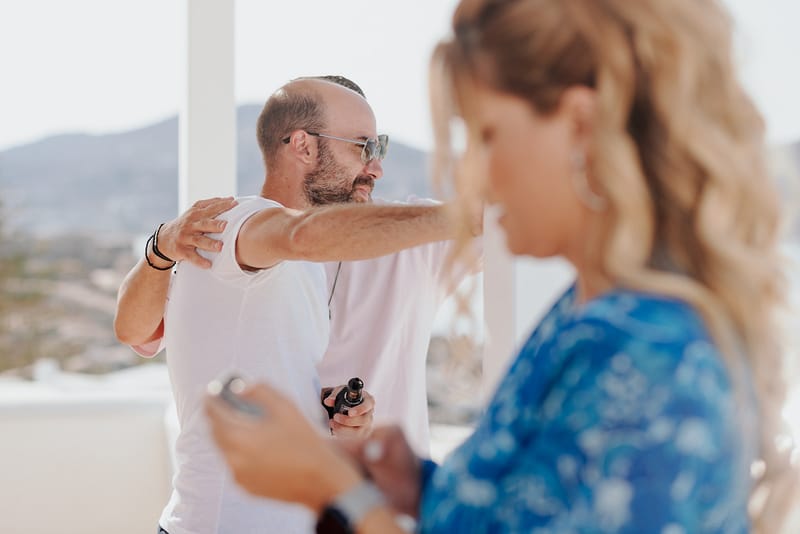Groom preparation