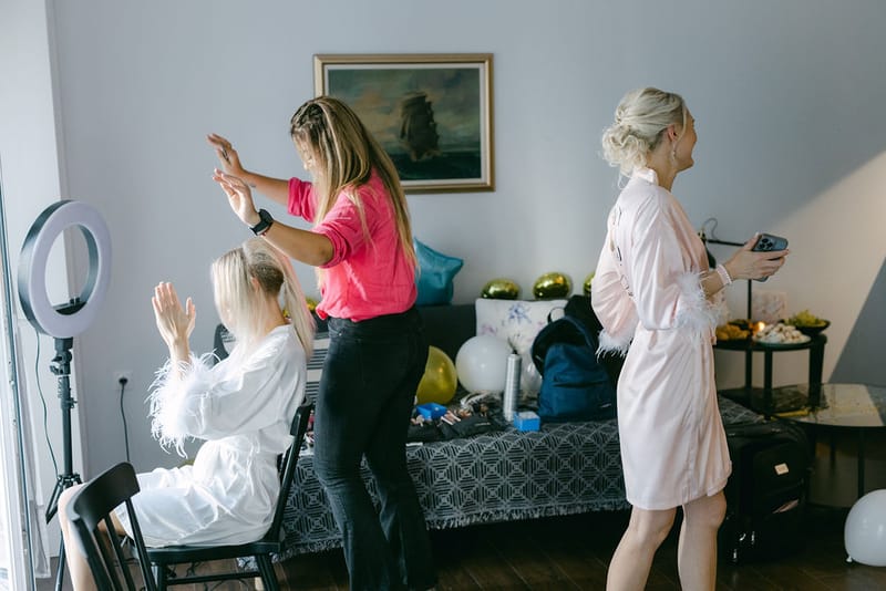 Preparation Bride & Groom 