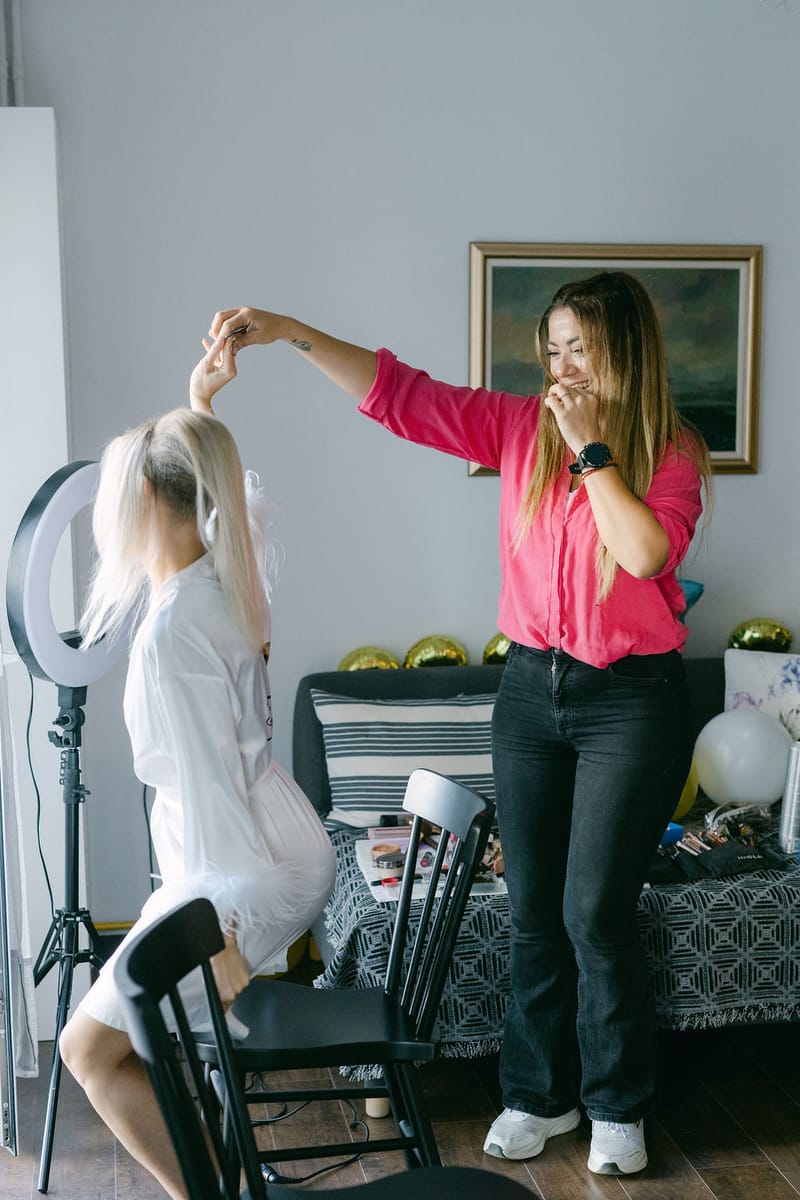 Preparation Bride & Groom 