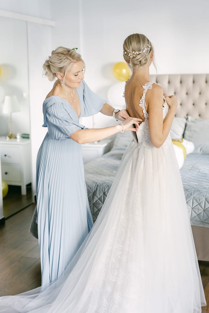 Preparation Bride & Groom 