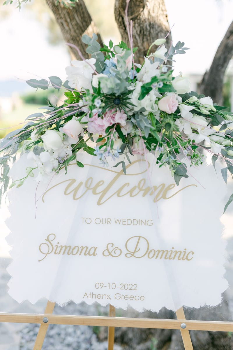 Simona  & Dominic Wedding in the Athenian Riviera