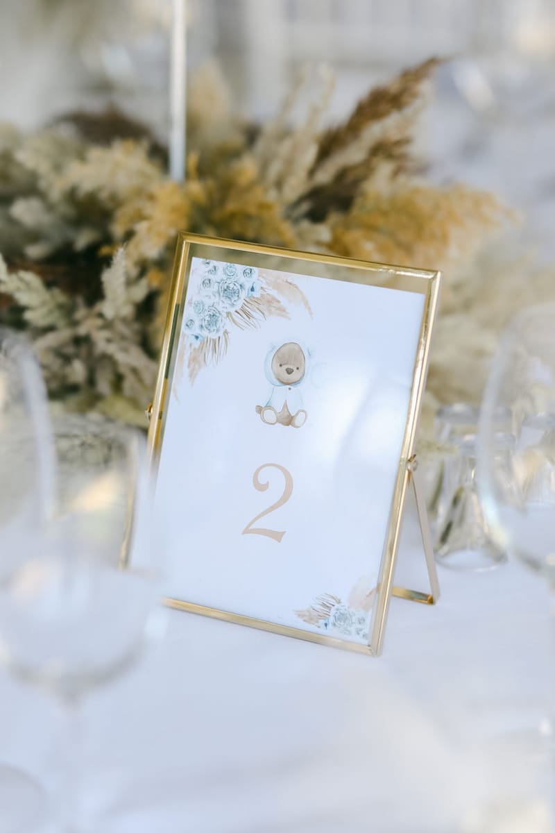 Bohemian Teddy bear Christening