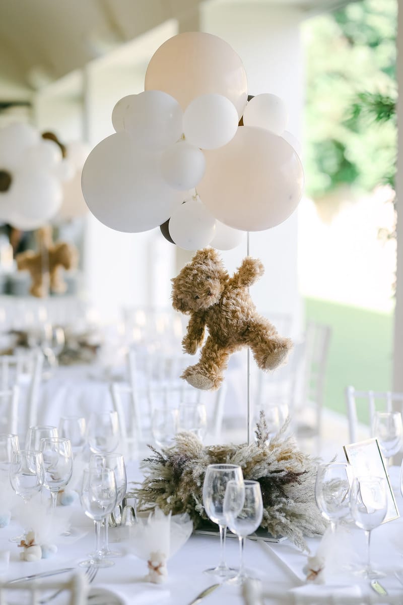 Bohemian Teddy bear Christening