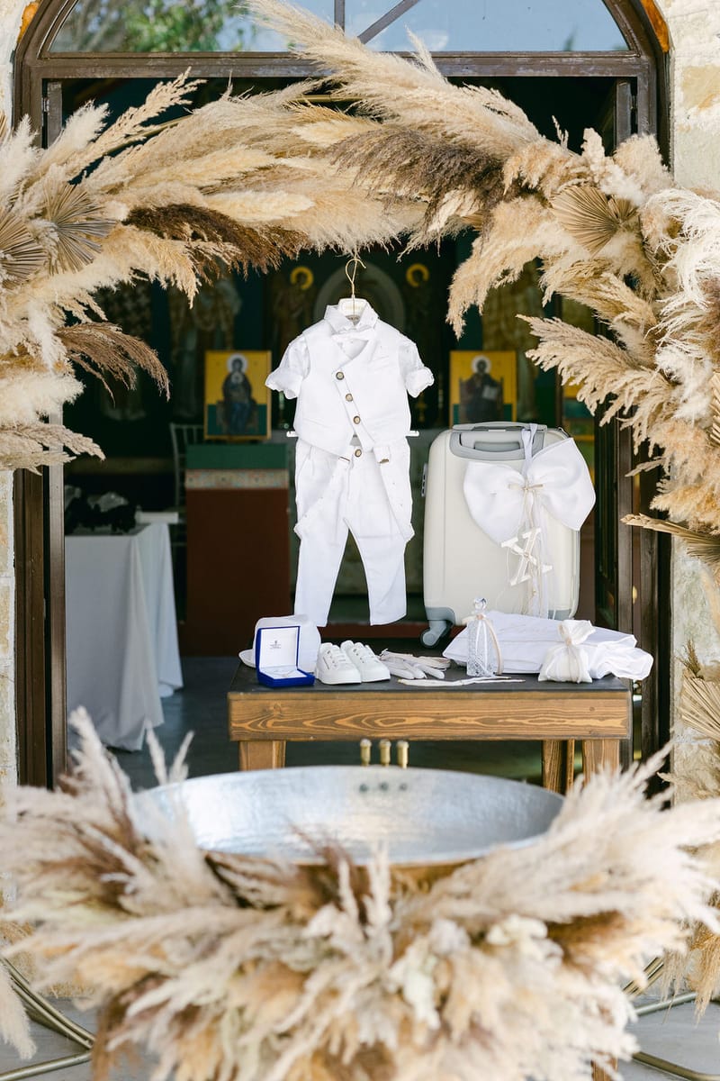 Bohemian Teddy bear Christening