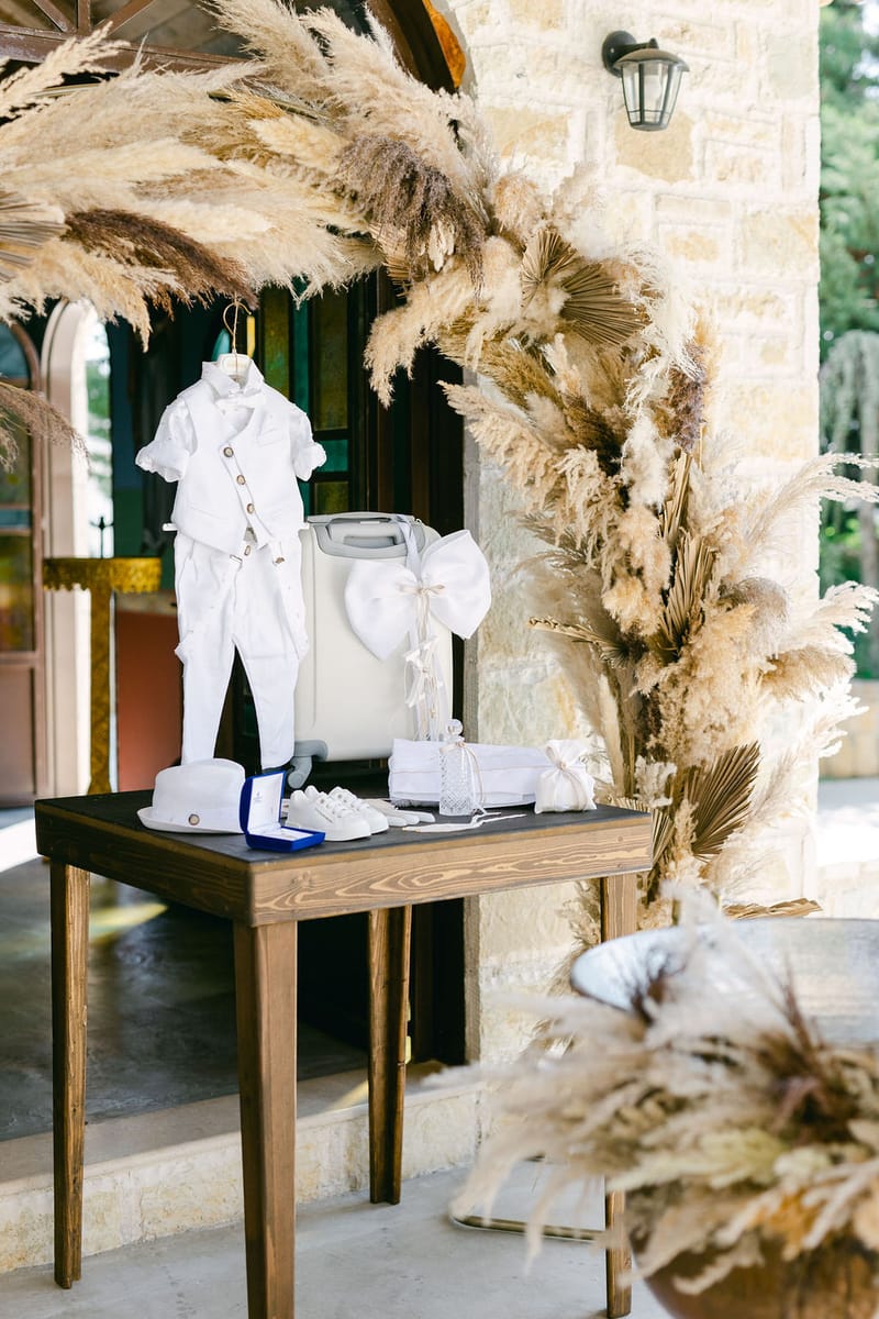 Bohemian Teddy bear Christening