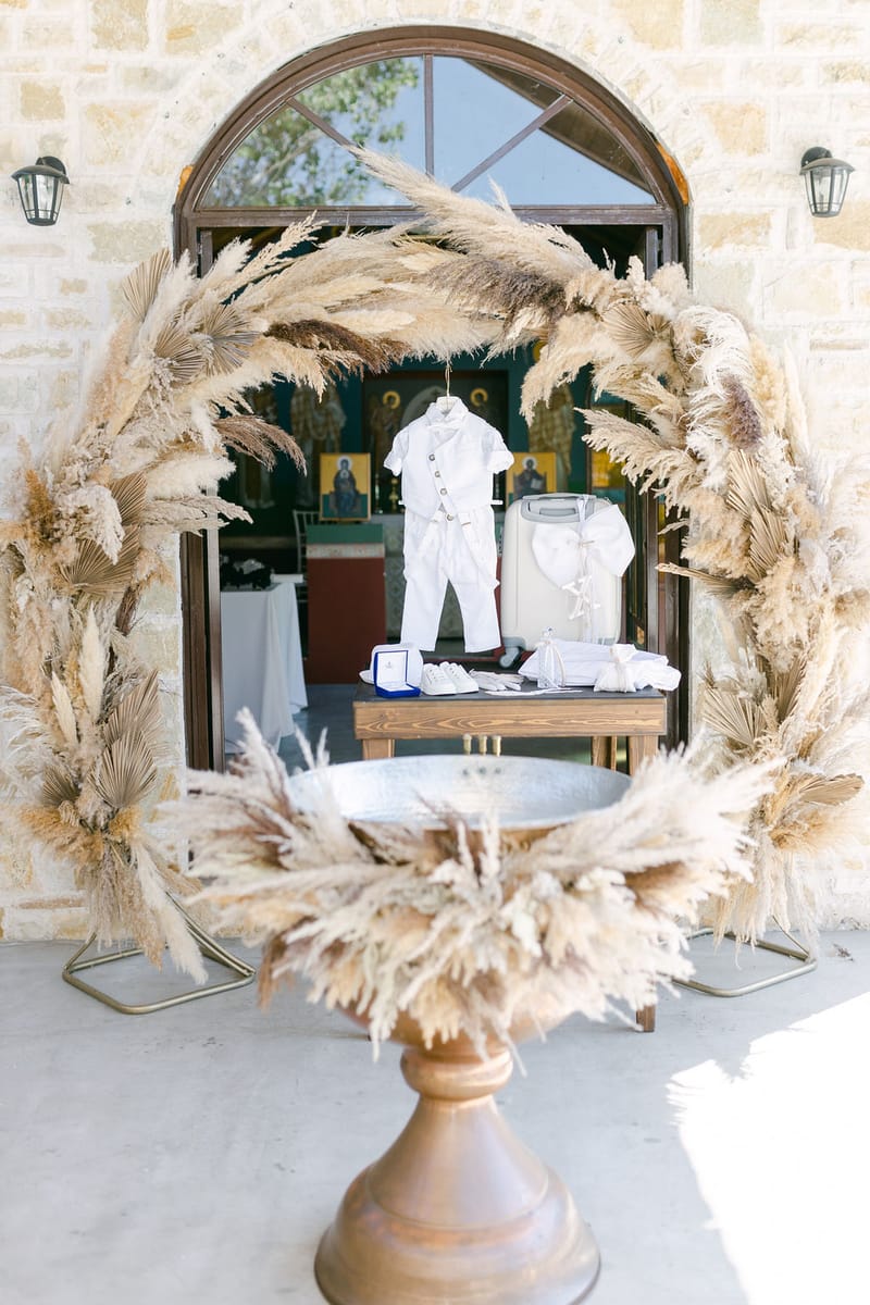 Bohemian Teddy bear Christening