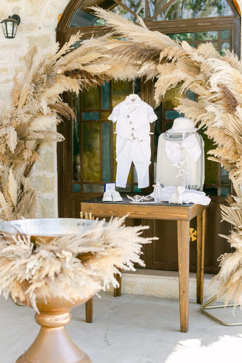 Bohemian Teddy bear Christening