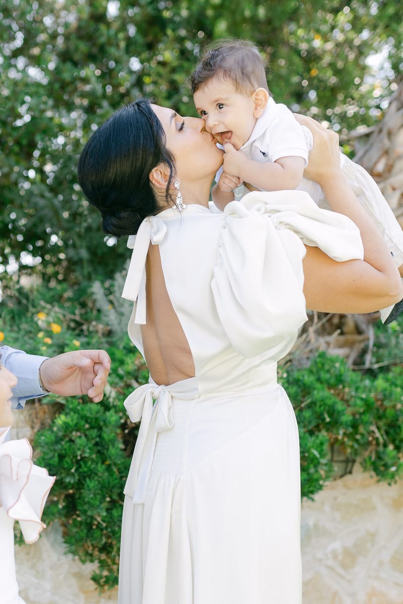 Bohemian Teddy bear Christening