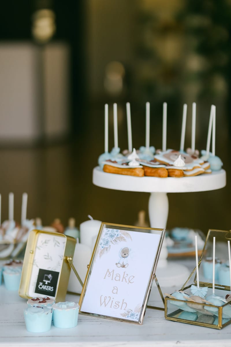 Bohemian Teddy bear Christening