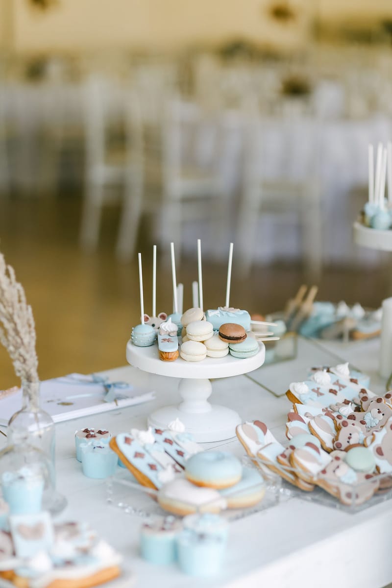 Bohemian Teddy bear Christening