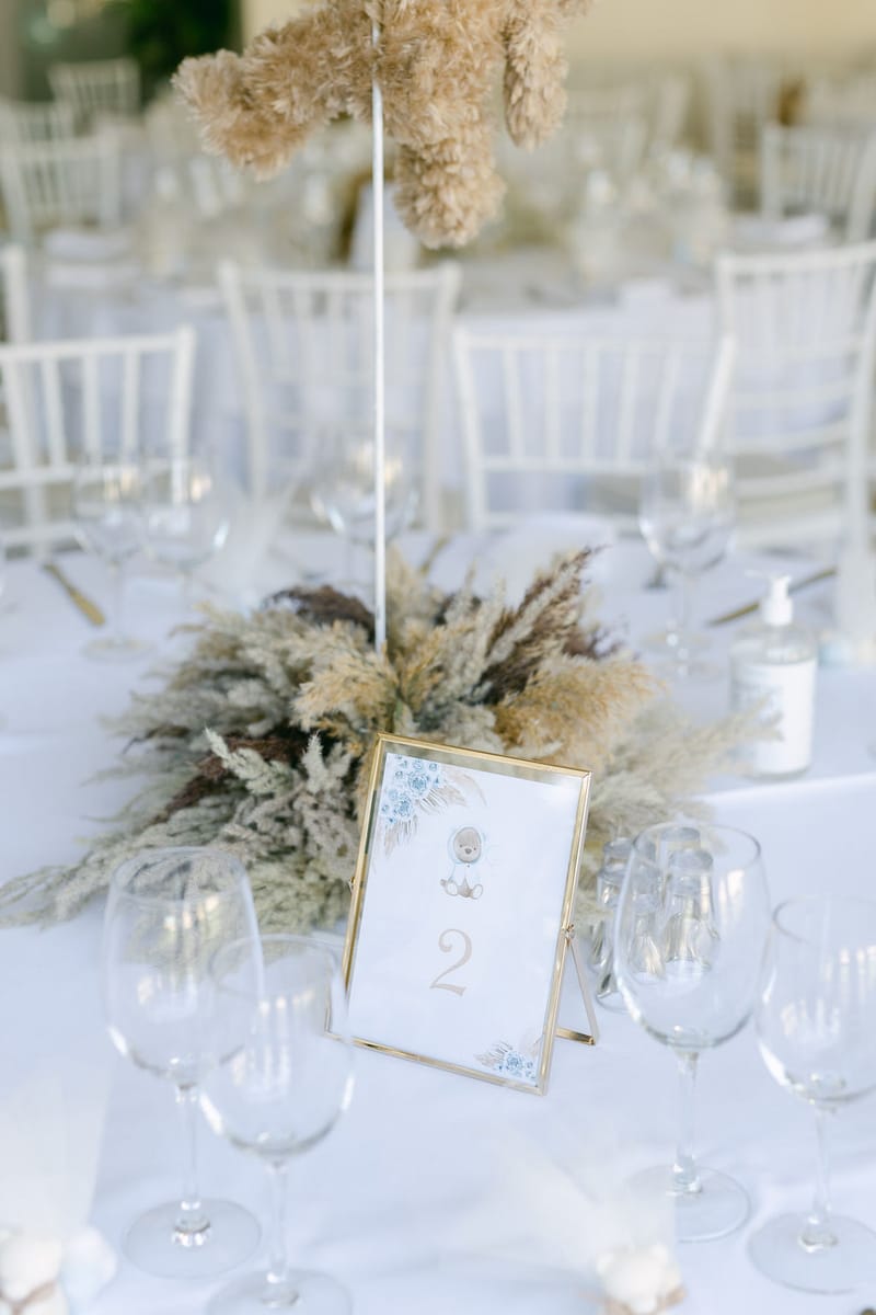 Bohemian Teddy bear Christening