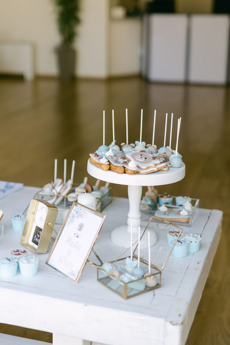 Bohemian Teddy bear Christening