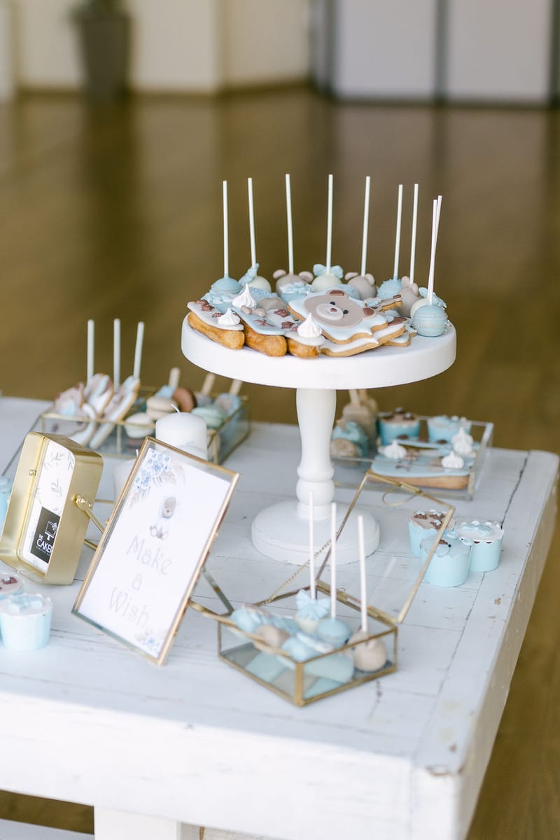 Bohemian Teddy bear Christening