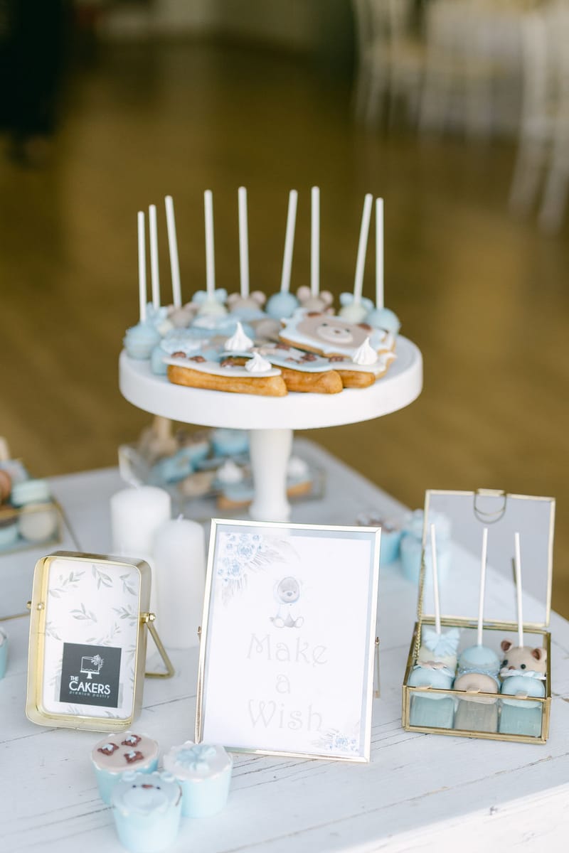 Bohemian Teddy bear Christening