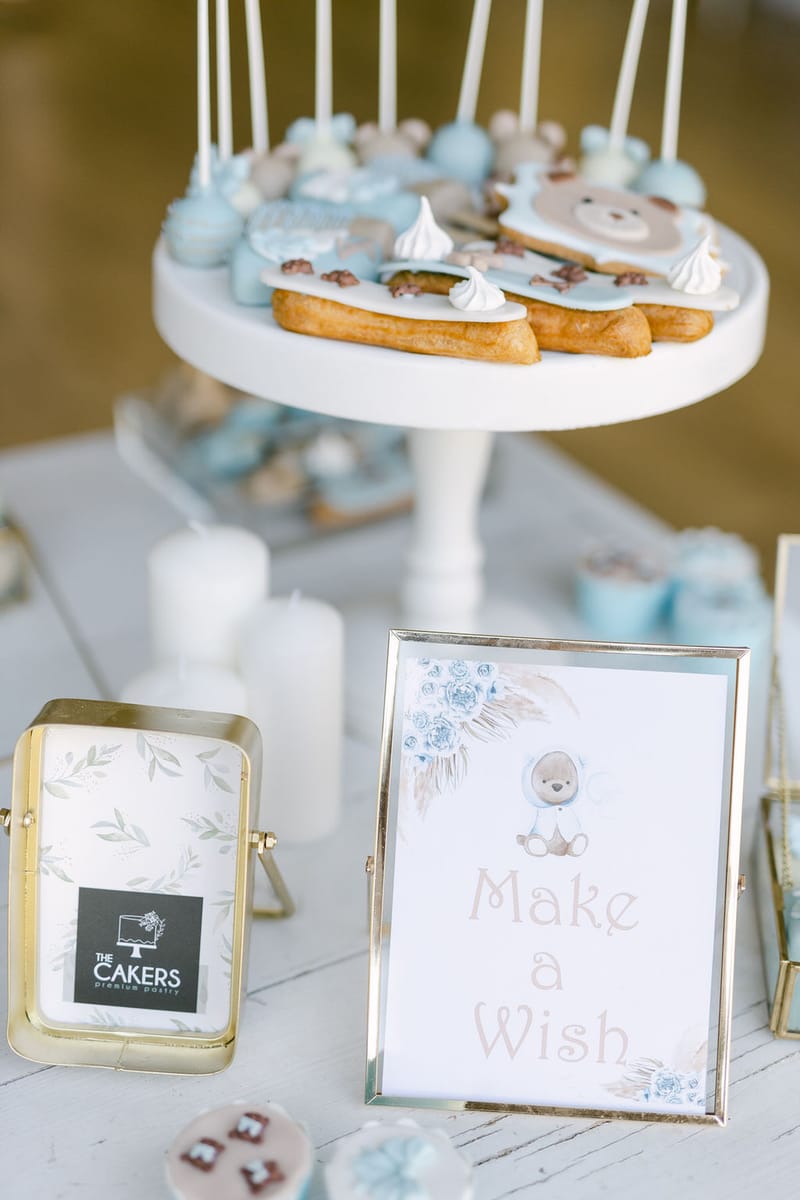 Bohemian Teddy bear Christening