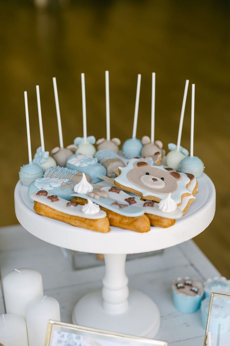 Bohemian Teddy bear Christening