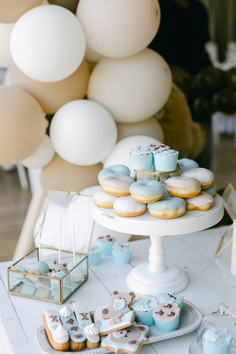 Bohemian Teddy bear Christening