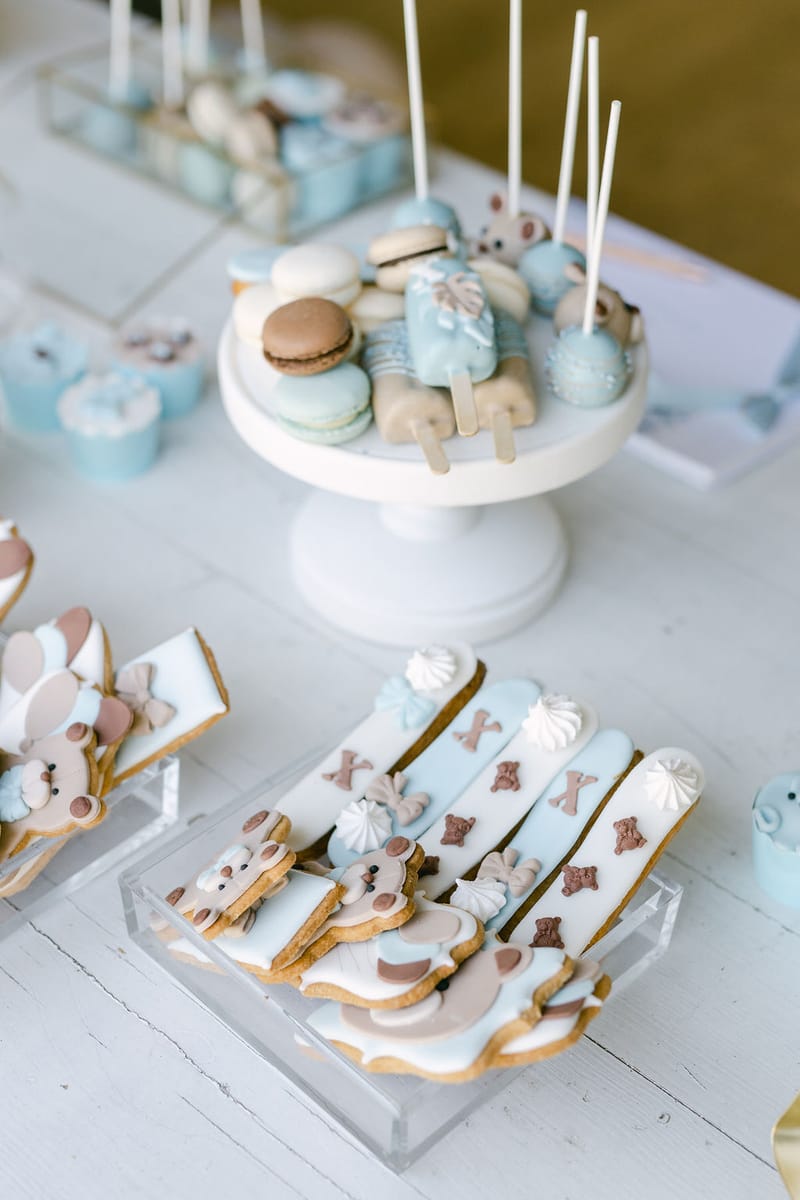 Bohemian Teddy bear Christening