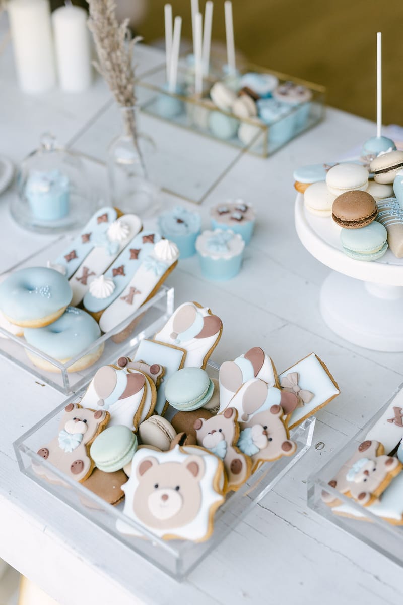 Bohemian Teddy bear Christening