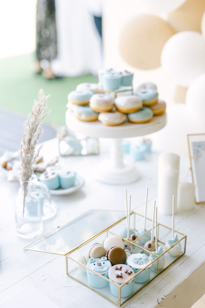 Bohemian Teddy bear Christening