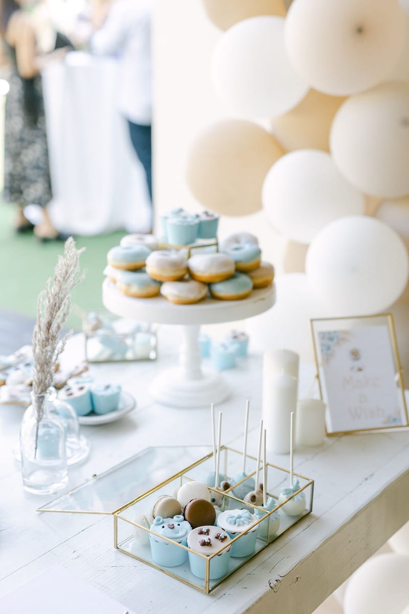 Bohemian Teddy bear Christening