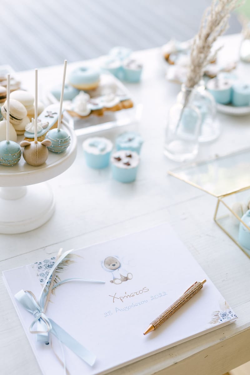 Bohemian Teddy bear Christening