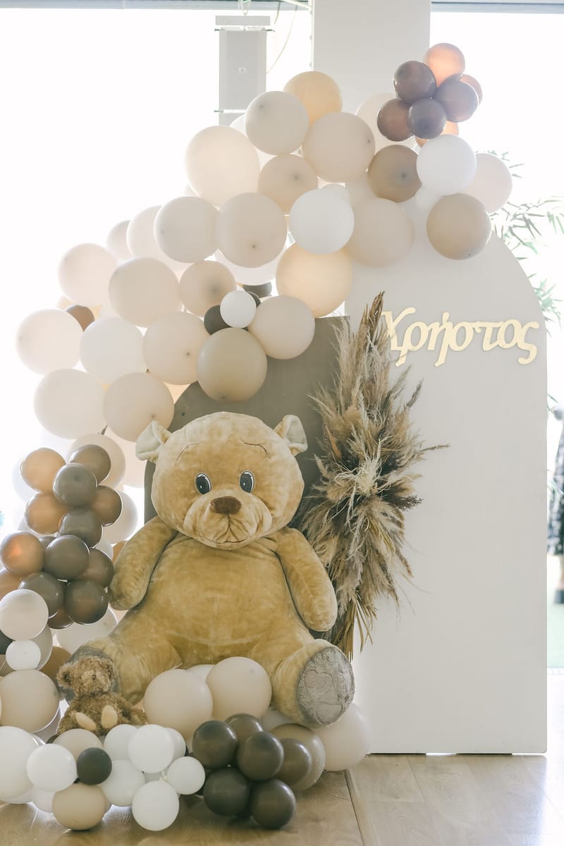Bohemian Teddy bear Christening
