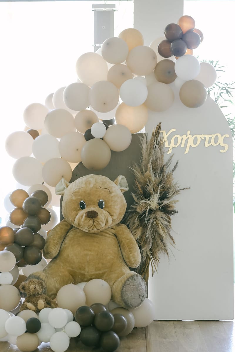 Bohemian Teddy bear Christening