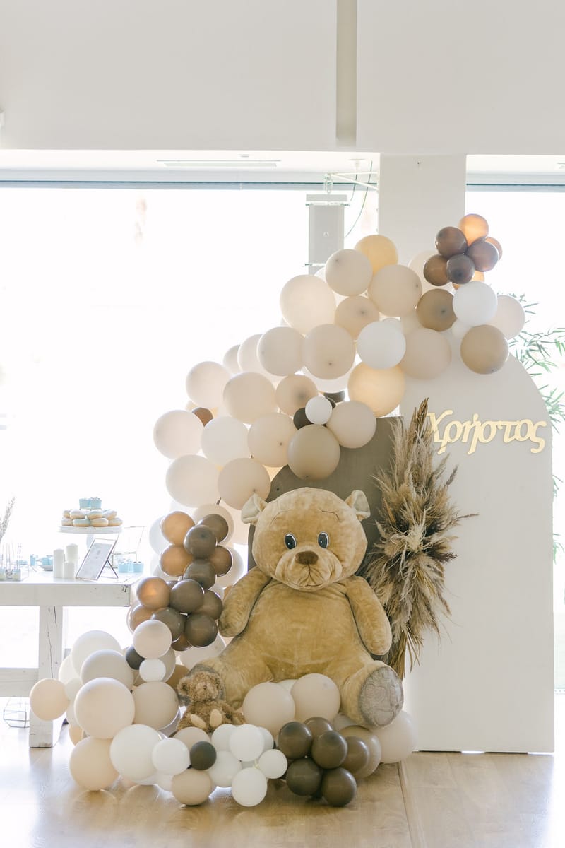 Bohemian Teddy bear Christening