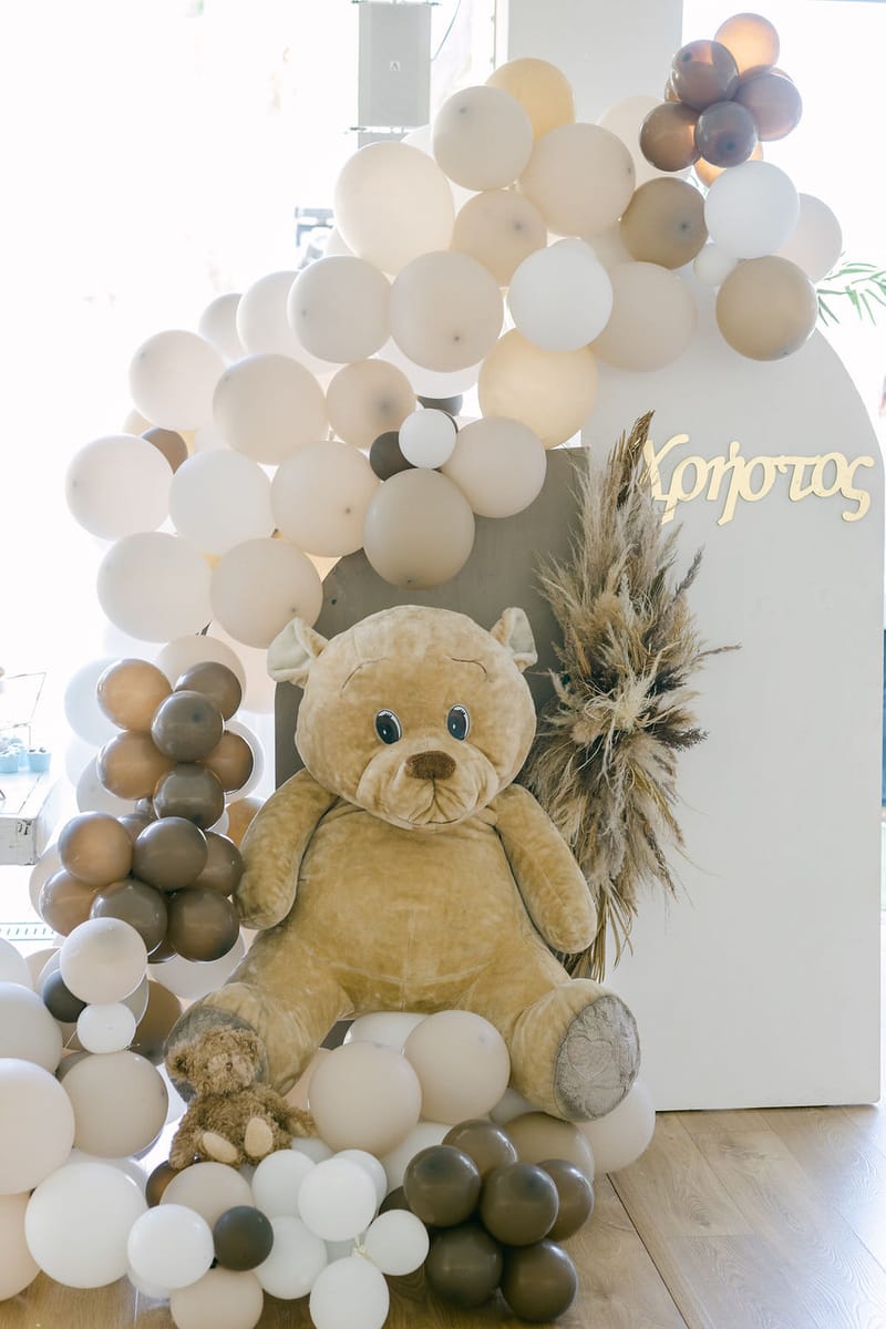 Bohemian Teddy bear Christening