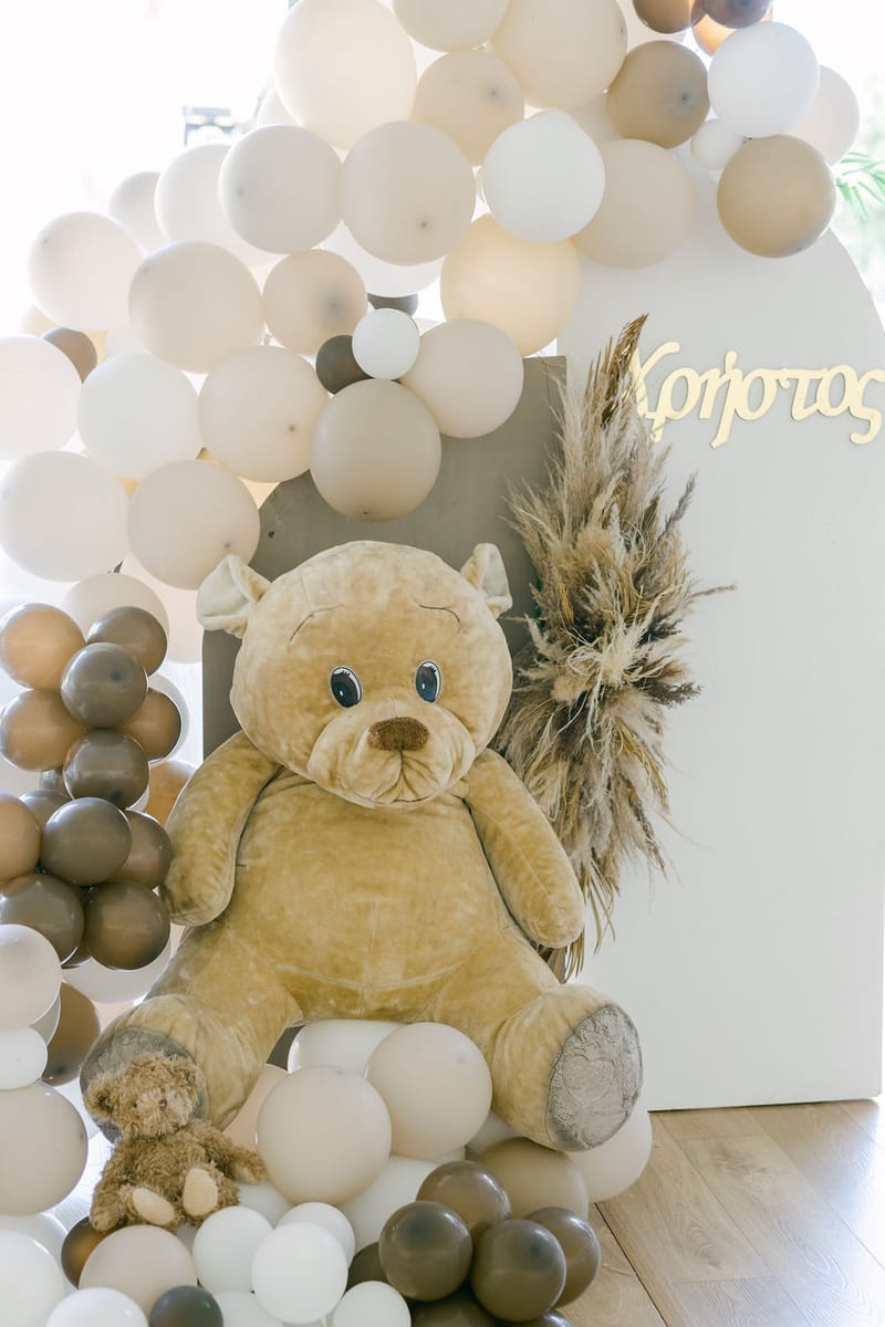 Bohemian Teddy bear Christening