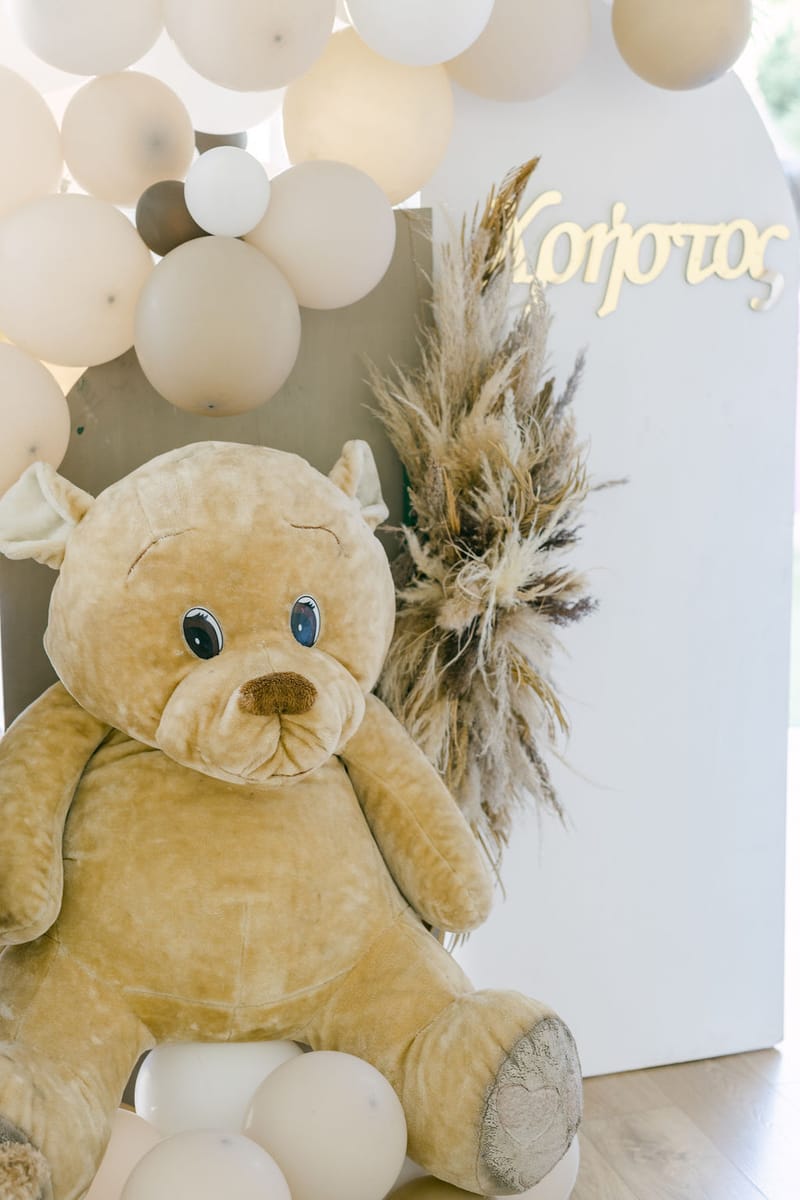 Bohemian Teddy bear Christening